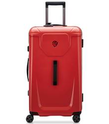 Delsey Peugeot 73 cm 4-Wheel Trunk Luggage - Red
