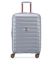 Delsey Shadow 5.0 - 66 cm Expandable 4 Wheel Suitcase - Platinum