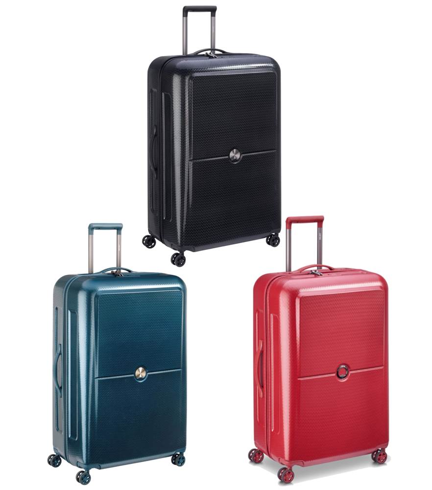Delsey Turenne 82 cm 4 Wheel Extra Large Checked Luggage by Delsey ...
