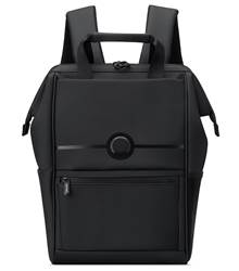 Delsey Turenne Soft 14" Laptop Backpack with RFID - Black