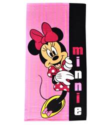 Disney Kids Soft Microfibre Beach Towel - Minnie Mouse