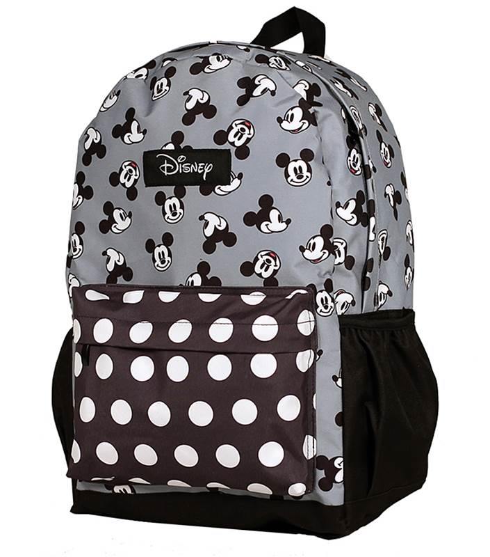 Disney Mickey Mouse Backpack - Black / Grey