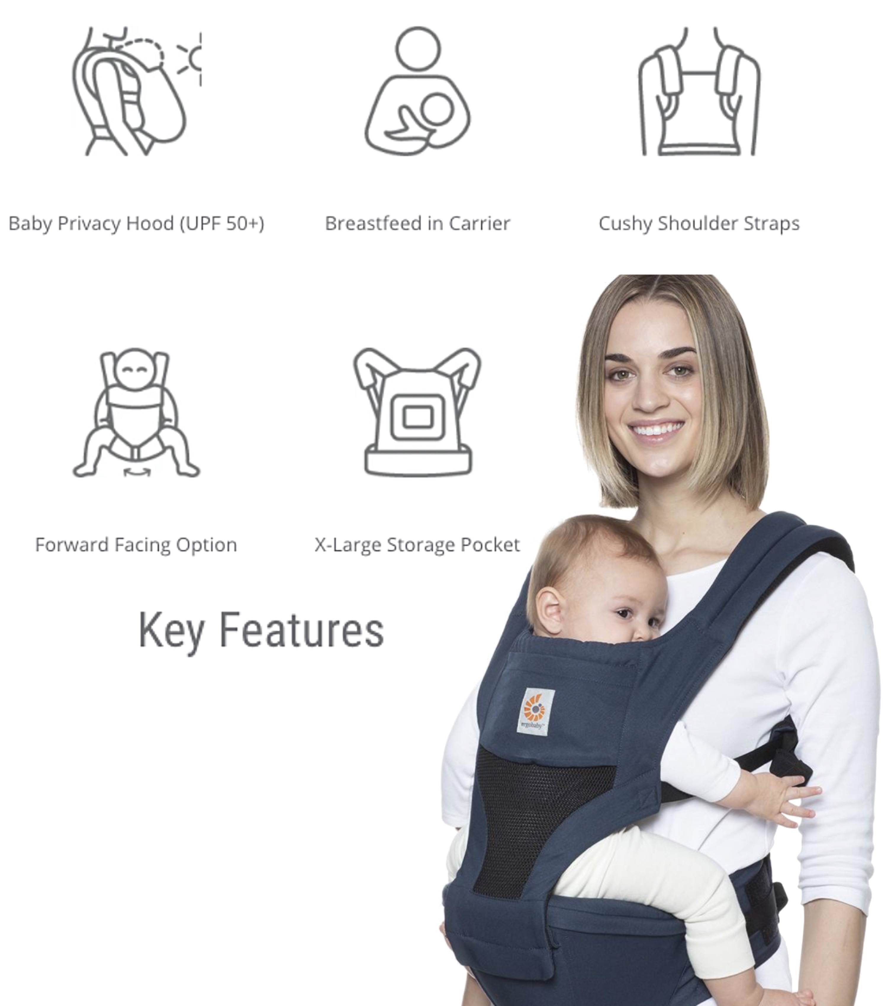 100% Guarantee and Free DELIVERY,Ideal Gift SONARIN 3 in 1 All Season Breathable Hipseat Baby Carrier,Sun Protection,Ergonomic,Multifunction,Easy Mom,Adapted to Your Childs Growing Gray 