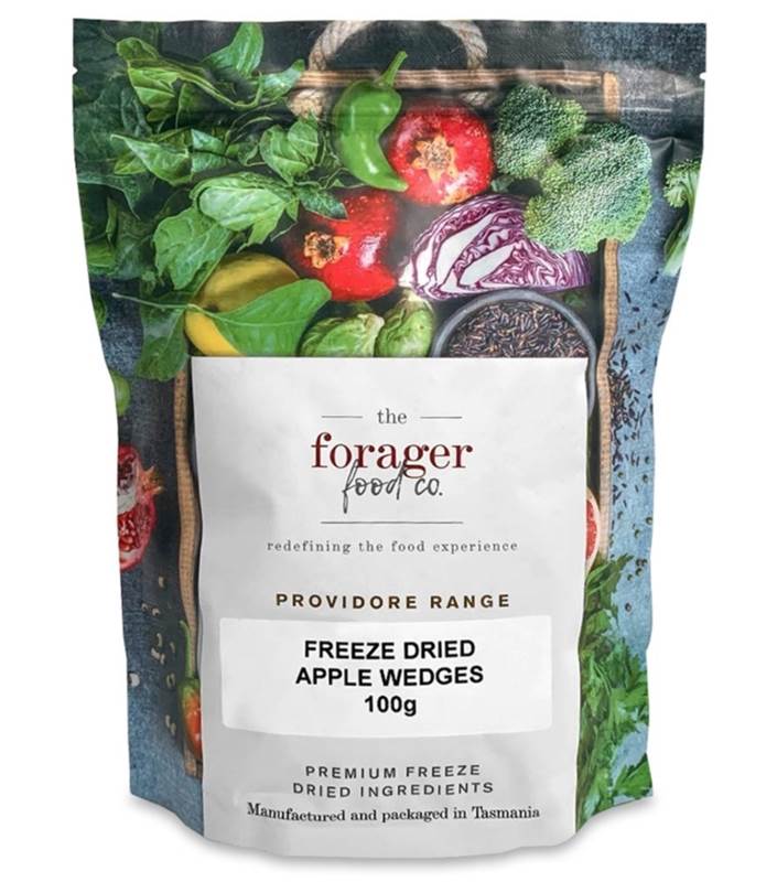 Forager Food Co - Freeze Dried Apple Wedges 100g 