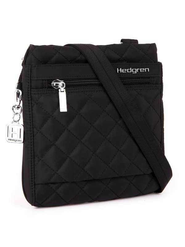 Hedgren KAREN Diamond Touch Crossover Bag - Black by Hedgren (HDIT10.003)