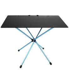 Helinox Cafe Table Wide - Folding Camp Table - Black / Cyan Blue Frame