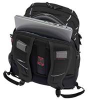 16” lockable padded laptop compartment and tablet pocket