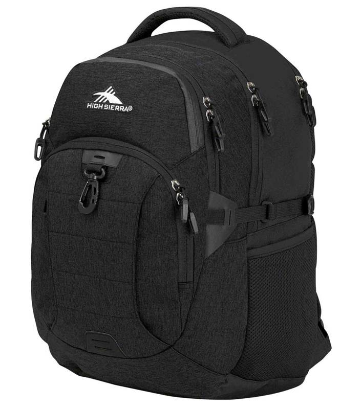 High Sierra Jarvis 15" Laptop Backpack - Deep Black