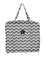 JL Childress Booster Go-Go Travel Bag for Booster Seats - Grey / Chevron