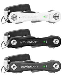 KeySmart Pro Key Holder with Tile Smart Location Tracking - Holds Up to 10 Keys