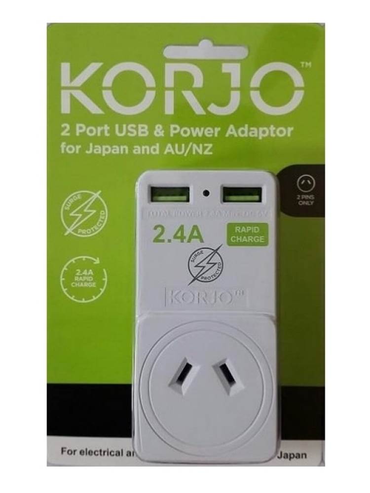korjo travel adapter nz