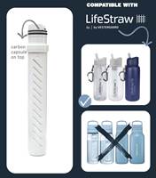 LifeStraw Go Replacement 2-Stage Filter with Tritan Renew - White (Pre 2023) - LSGO2SFWH1