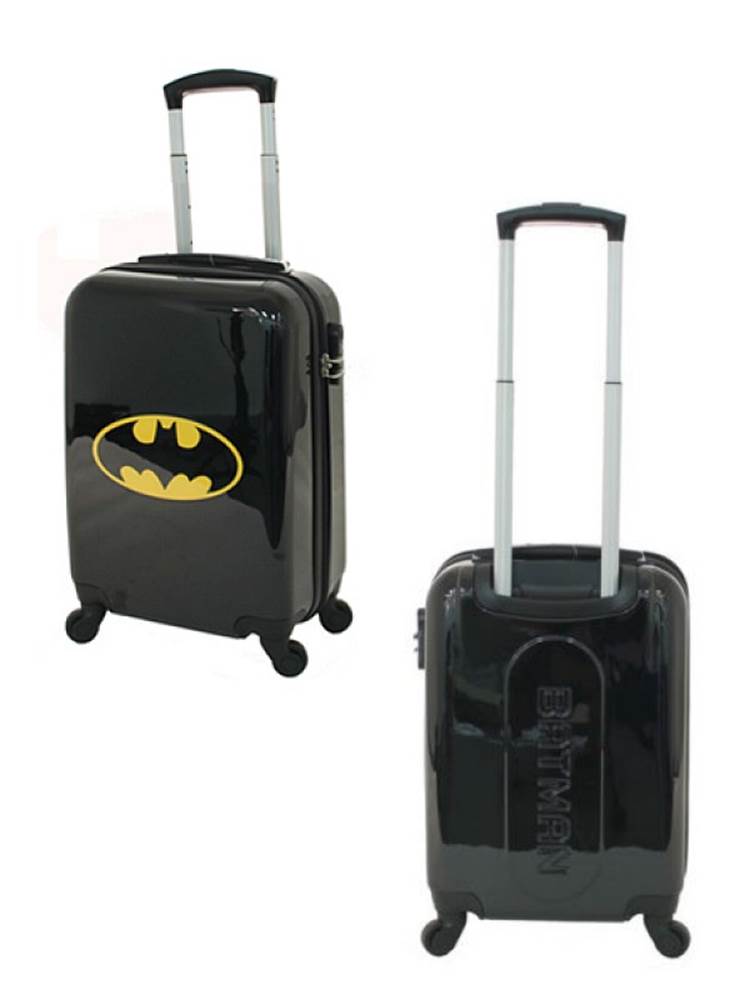 DC Comics Batman : Carry-On Luggage - 4 Wheel Spinner 19 inch by Batman  (WB007-19-BATMAN)