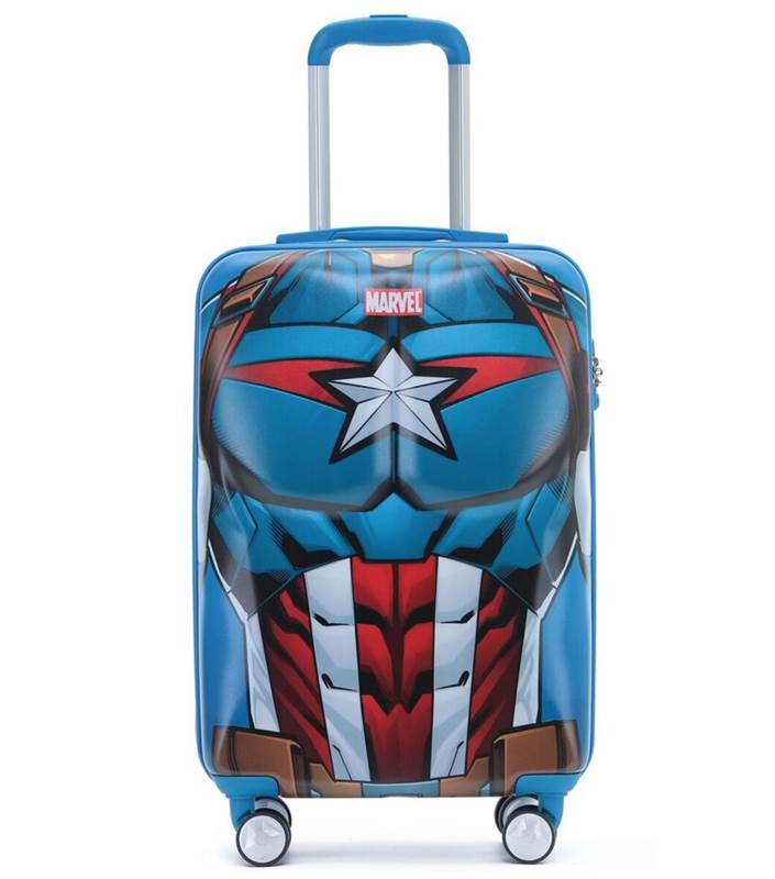 Marvel Captain America Chest Print 48 cm 4 Wheel Carry-On Spinner Case