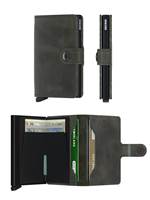 Secrid Miniwallet - Compact Wallet - Vintage Olive Black - SC5946
