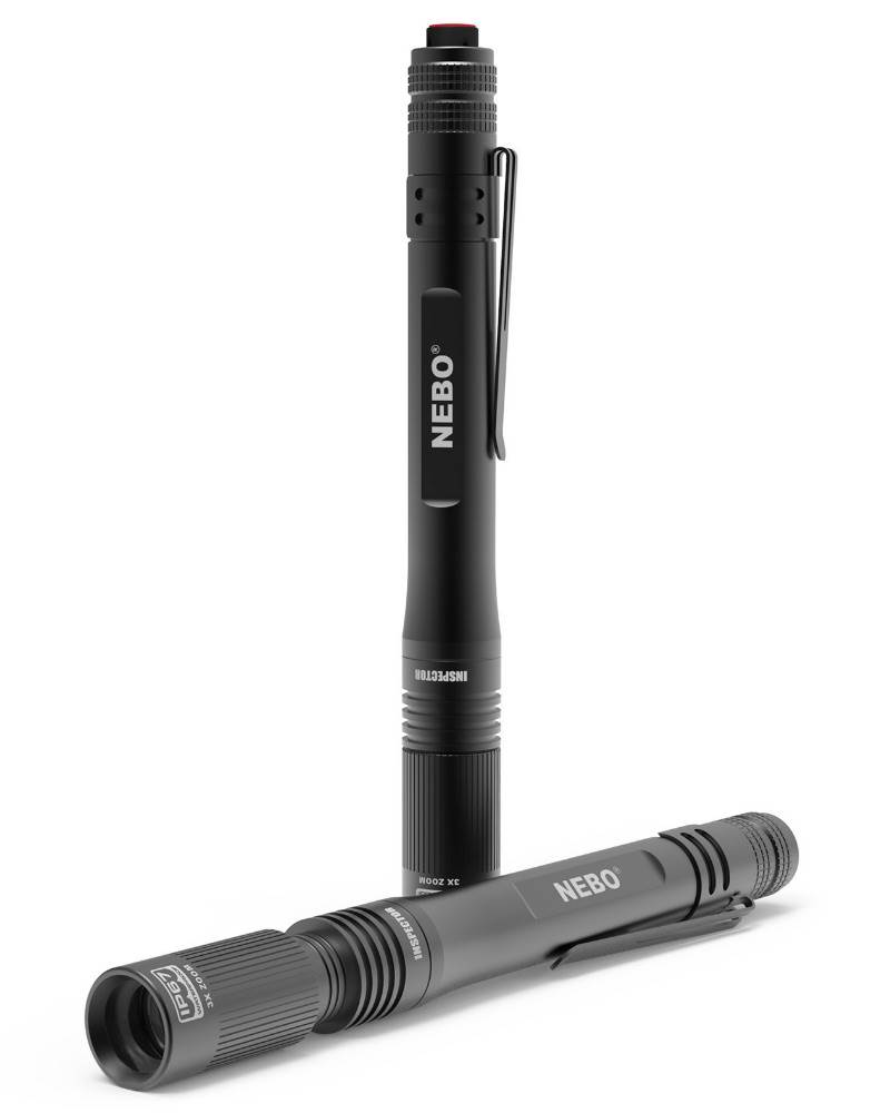 2 Waterproof Pocket Penlight Flashlight 180 Lumen Nebo ~ New 