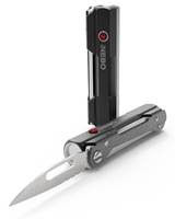 Nebo Pal + 400 Lumen Rechargeable 3-in-1 Power Bank, Flashlight and Folding Knife - 89539B