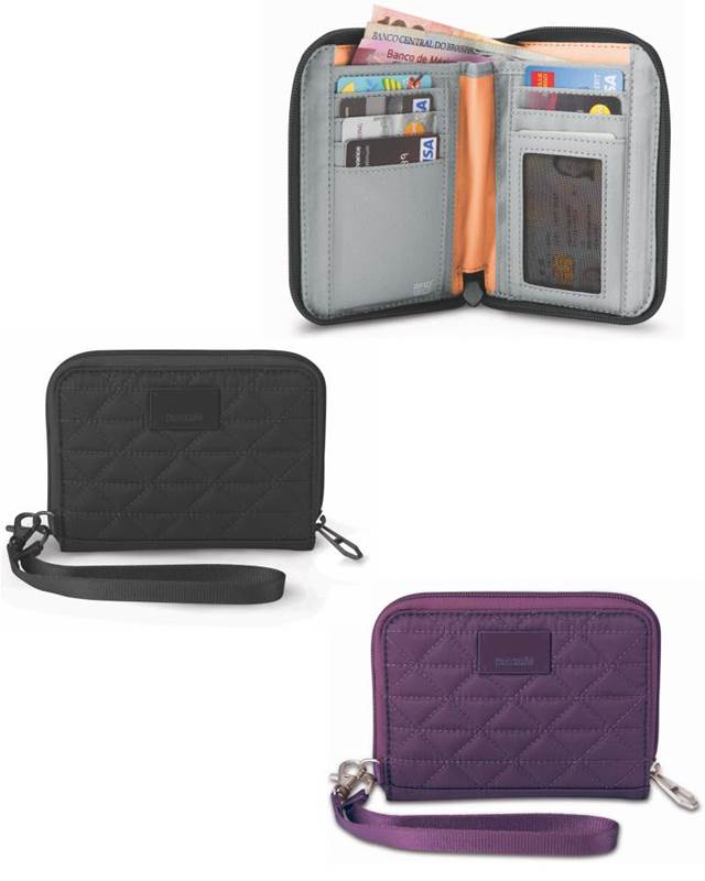 Pacsafe RFIDsafe W100 Women's RFID Blocking Wallet