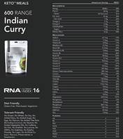 Radix Nutrition Keto Meal - Indian Curry (Plant Based) - 600 kcal - 9421907102894