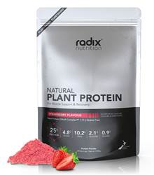 Radix Nutrition Natural Plant Protein Powder 1kg - Strawberry
