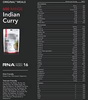 Radix Nutrition Original Meal - Indian Curry (Plant Based) - 600 kcal - 9421907102818