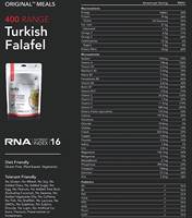 Radix Nutrition Original Meal Turkish Falafel (Plant Based) - 400 kcal - 9421907102771