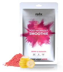 Radix Nutrition Ultimate Post-Workout Smoothie - Berry and Banana - 250kcal (10 Pack)