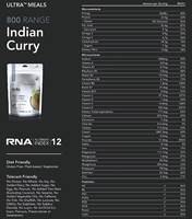 Radix Nutrition Ultra Meal Indian Curry (Plant Based) - 800 kcal - 9421907102665