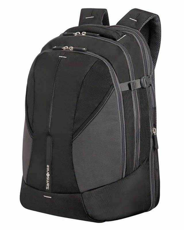 Samsonite : 4Mation - Expandable Laptop Backpack - Black/Silver
