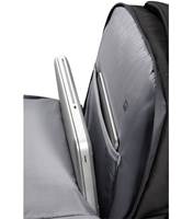 Padded compartment fits most 15.6" laptops