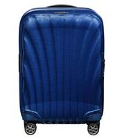Samsonite C-Lite 55 cm Expandable 4-Wheel Cabin Spinner Luggage - Deep Blue