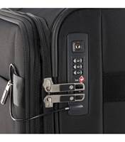 Integrated TSA cable lock and TSA combination lock