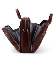 Three separate zipped compartments