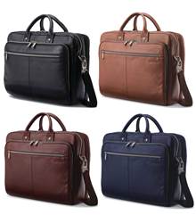 Samsonite Classic Leather Toploader 15.6" Laptop Bag