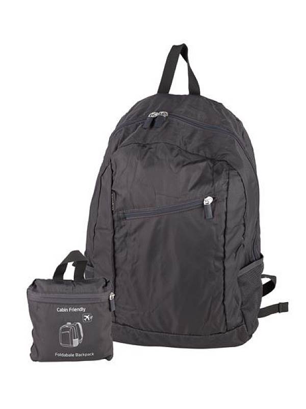 Foldable Travel Backpack - Grey