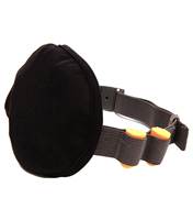 Adjustable strap also holds 2 ear plugs to block out your pesky neighbours.​