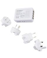 Fast charging 2.1 Amp 4 x USB power outlets