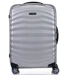 Samsonite Lite-Shock Sport 55 cm 4 Wheel Spinner Carry-On Luggage - Silver
