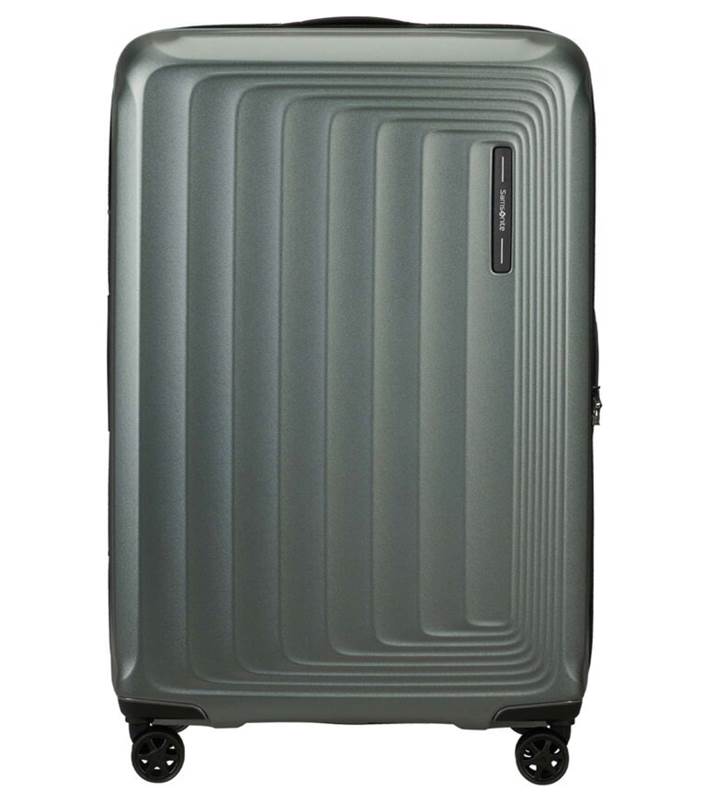 Samsonite Nuon 75 cm Expandable Spinner Luggage - Matt Sage Khaki
