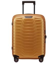 Samsonite Proxis 55cm Expandable 4 Wheel Cabin Spinner Luggage - Honey Gold