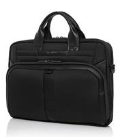 Exterior made from strong and water repellent 1280D Nylon with genuine leather top handles
