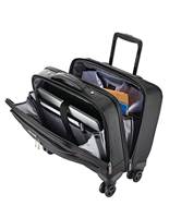 Main compartment features a padded laptop compartment that fits laptops with screens up to 15.6”