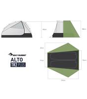 Sea To Summit Alto PLUS TR2 Ultralight Tent (2 Person) - Green - ATS2039-02170406