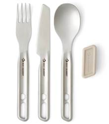 Sea To Summit Detour Stainless Steel 1 Person Cutlery Set - 3 Piece