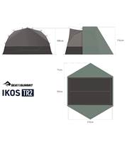Sea To Summit Ikos TR2 Ultralight Tent (2 Person) - Laurel Wreath - ATS043281-172001