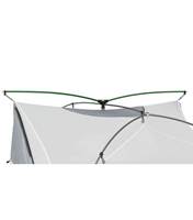 Tension Ridge raises the tent’s shape upwards for more usable head-and-shoulder space