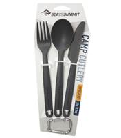  Includes fork, knife and spoon for a compact cutlery set for any outdoor adventure