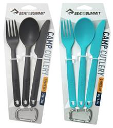 Sea to Summit Camp Cutlery 3 Piece Set - Knife, Fork and Spoon
