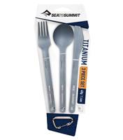 Sea to Summit Titanium Cutlery 3 Piece Set - Knife, Fork and Spoon