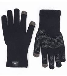 Sealskinz Waterproof All Weather Ultra Grip Knitted Glove - Black